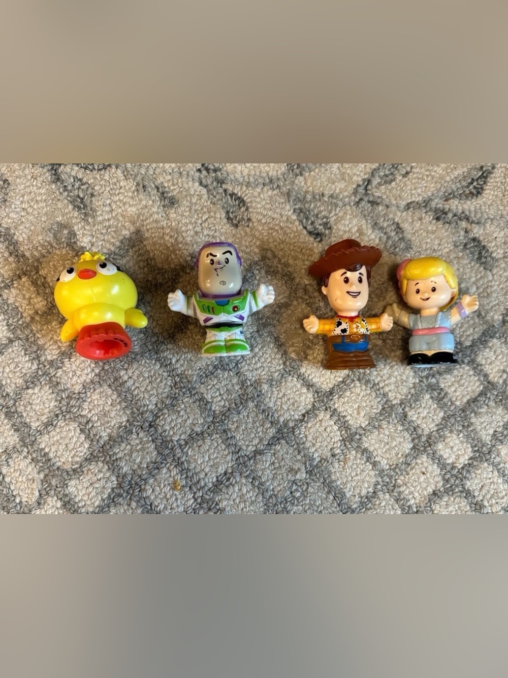 Buzz Lightyear and Woody Kids Figure Duo (White, Green, Brown)